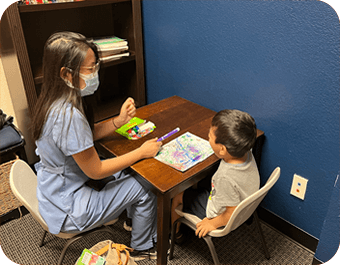 A moment from life at A Speech Connection Clinic